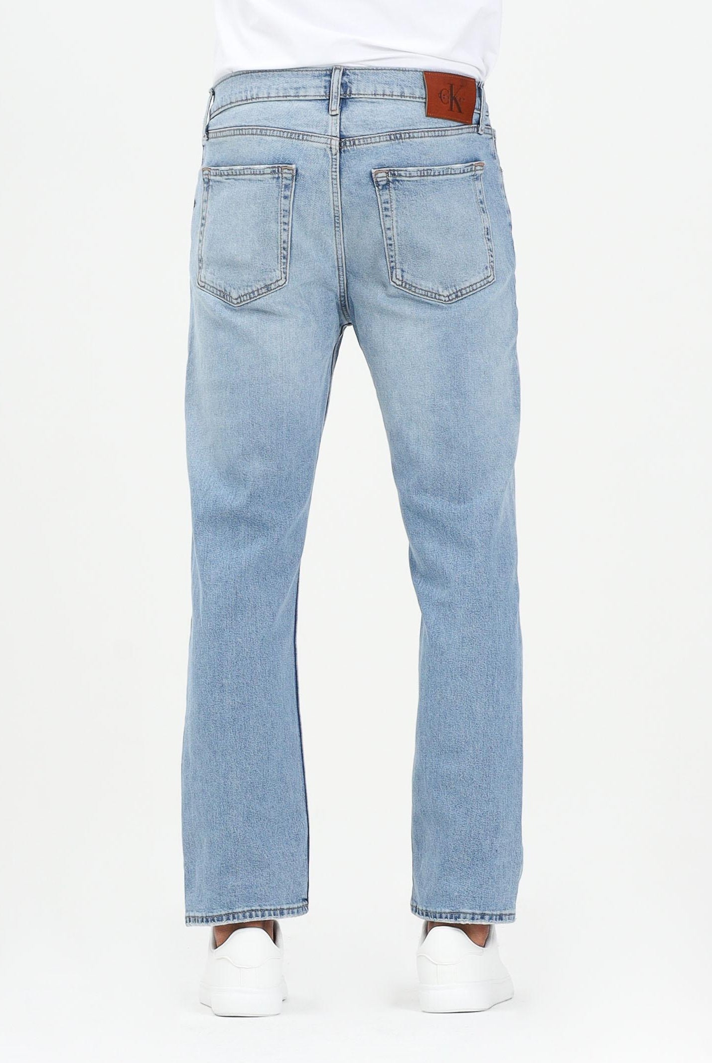 CALVIN KLEIN JEANS Jeans in denim chiaro da uomo LV04LB783G57O  CALVIN KLEIN JEANS