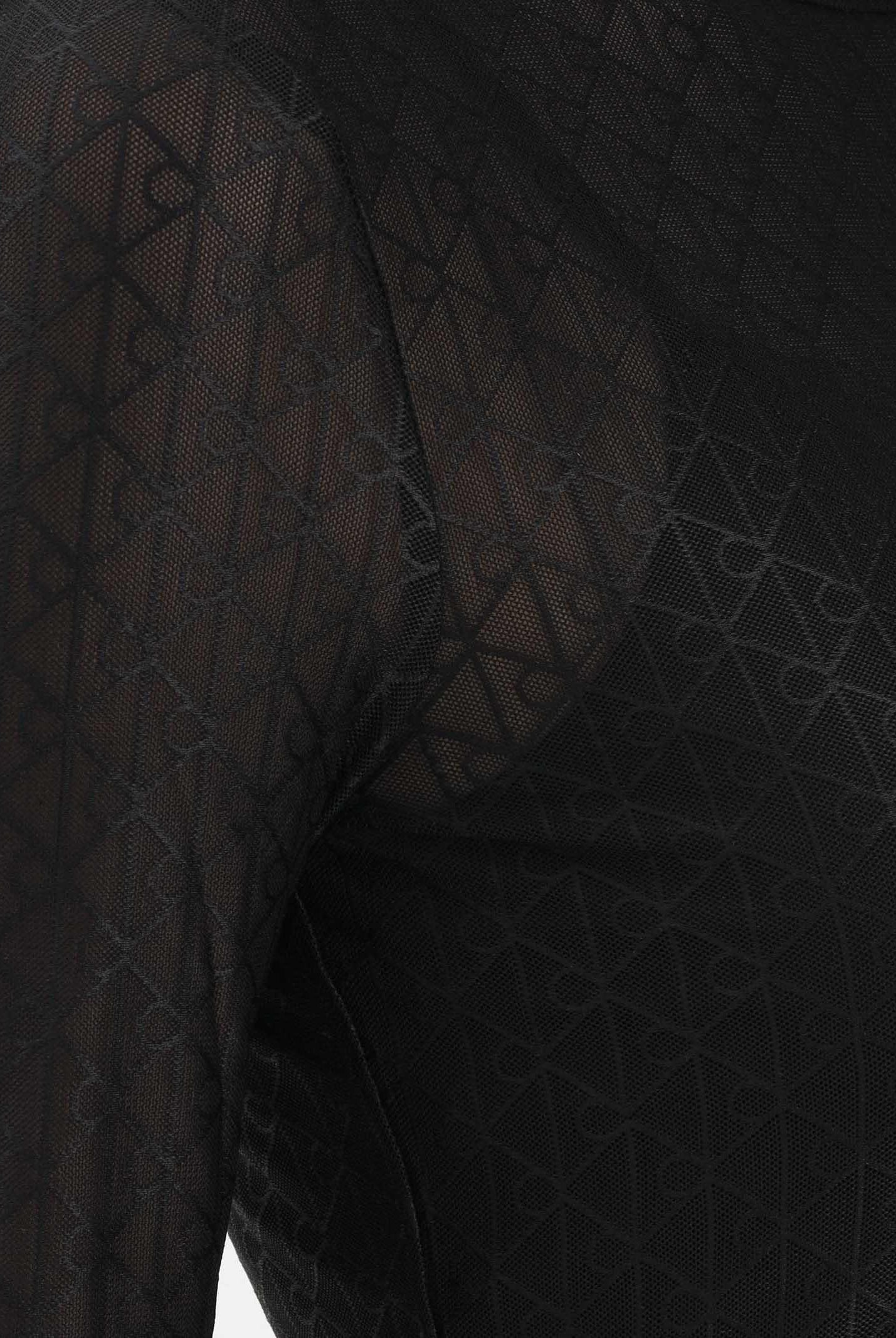 CALVIN KLEIN JEANS Abito midi nero da donna con fettuccia con emblem logo all-over LV047E229GUB1 . CALVIN KLEIN JEANS