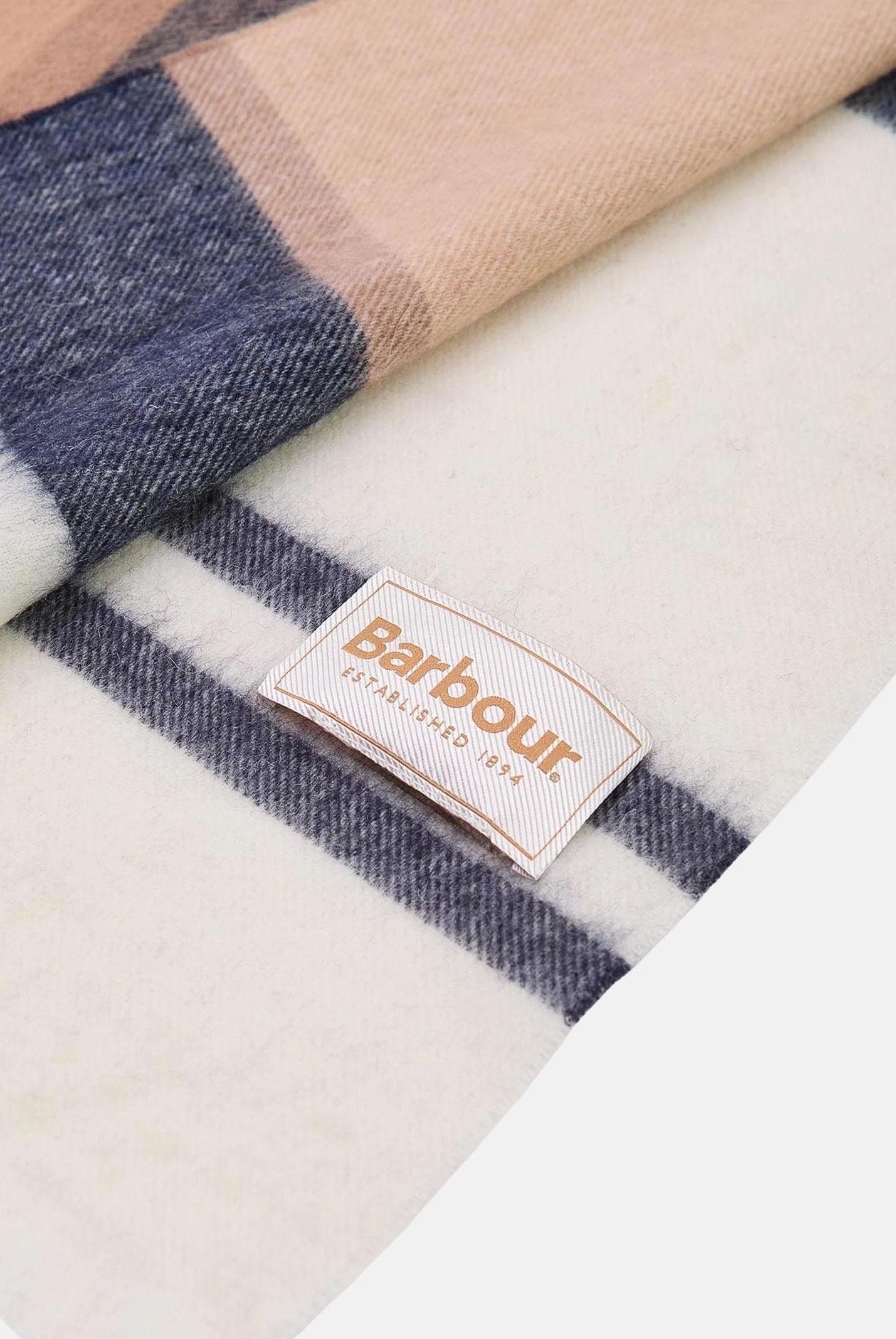 BARBOUR Sciarpa Rosefield in tartan beige per uomo e donna 252MLSC0354 BR51 BARBOUR