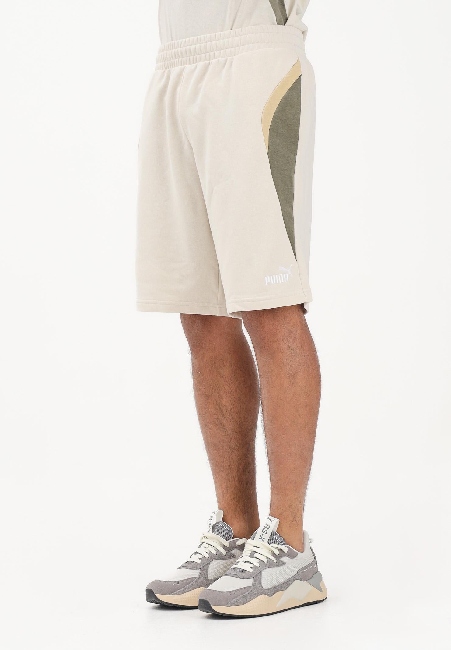 PUMA Shorts sportivo Essentials Block panna da uomo 691701 87 PUMA