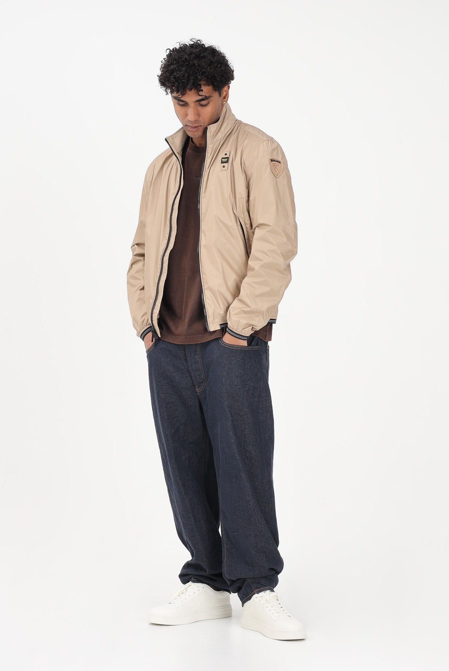 BLAUER Giacca a vento KERWIN beige da uomo 26SBLUC01106-007101 327 BLAUER