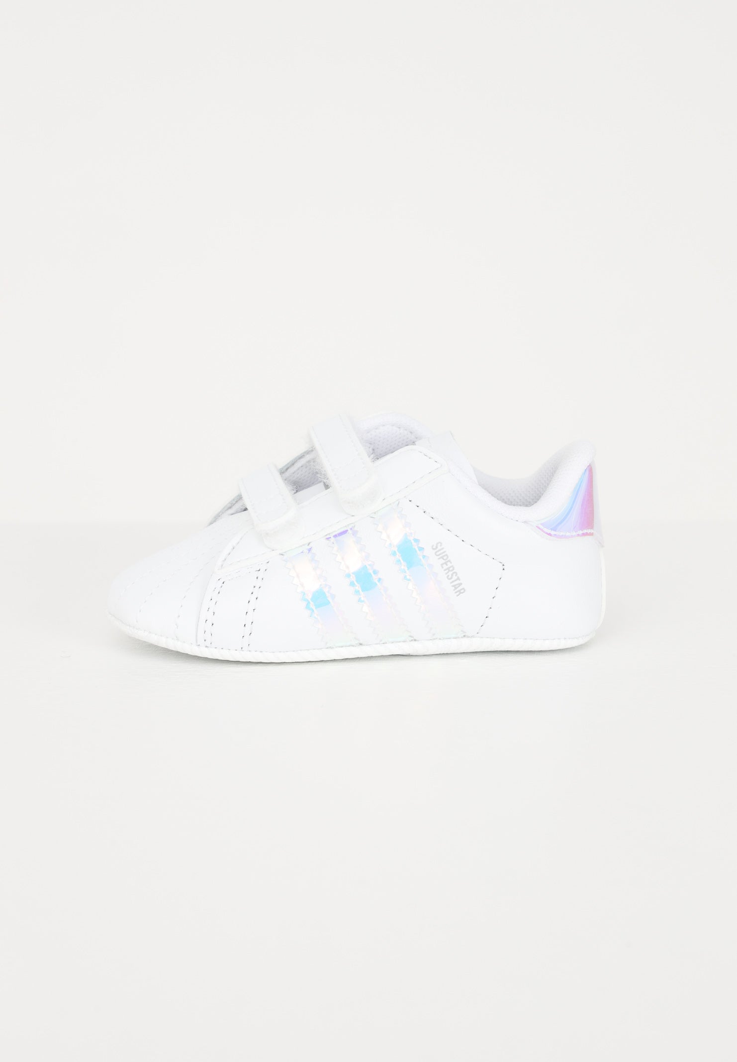 Sneakers bianche da neonato con strappo SUPERSTAR BD8000 . ADIDAS ORIGINALS 