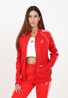 Felpa con zip Adicolor Classics SST rossa da donna IK4032 . ADIDAS ORIGINALS 