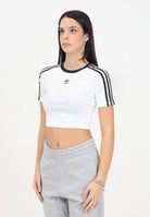T-shirt a manica corta 3-Stripes bianca da donna IP0662 . ADIDAS ORIGINALS 