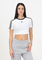 T-shirt a manica corta 3-Stripes bianca da donna IP0662 . ADIDAS ORIGINALS 