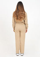 Pantalone sportivo beige per donna e bambina con patch logo F4BKJUFP131 BW016 BARROW 