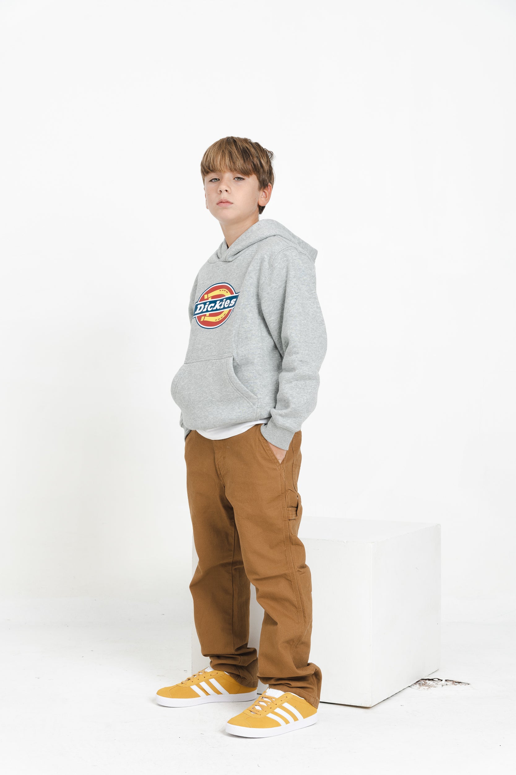 Jeans cargo Carpenter beige per bambino e bambina DK0A85WT0BD1 0BD1 DIckies 