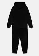 Tuta nera da neonato con logo a contrasto 65C651 K5X JORDAN 
