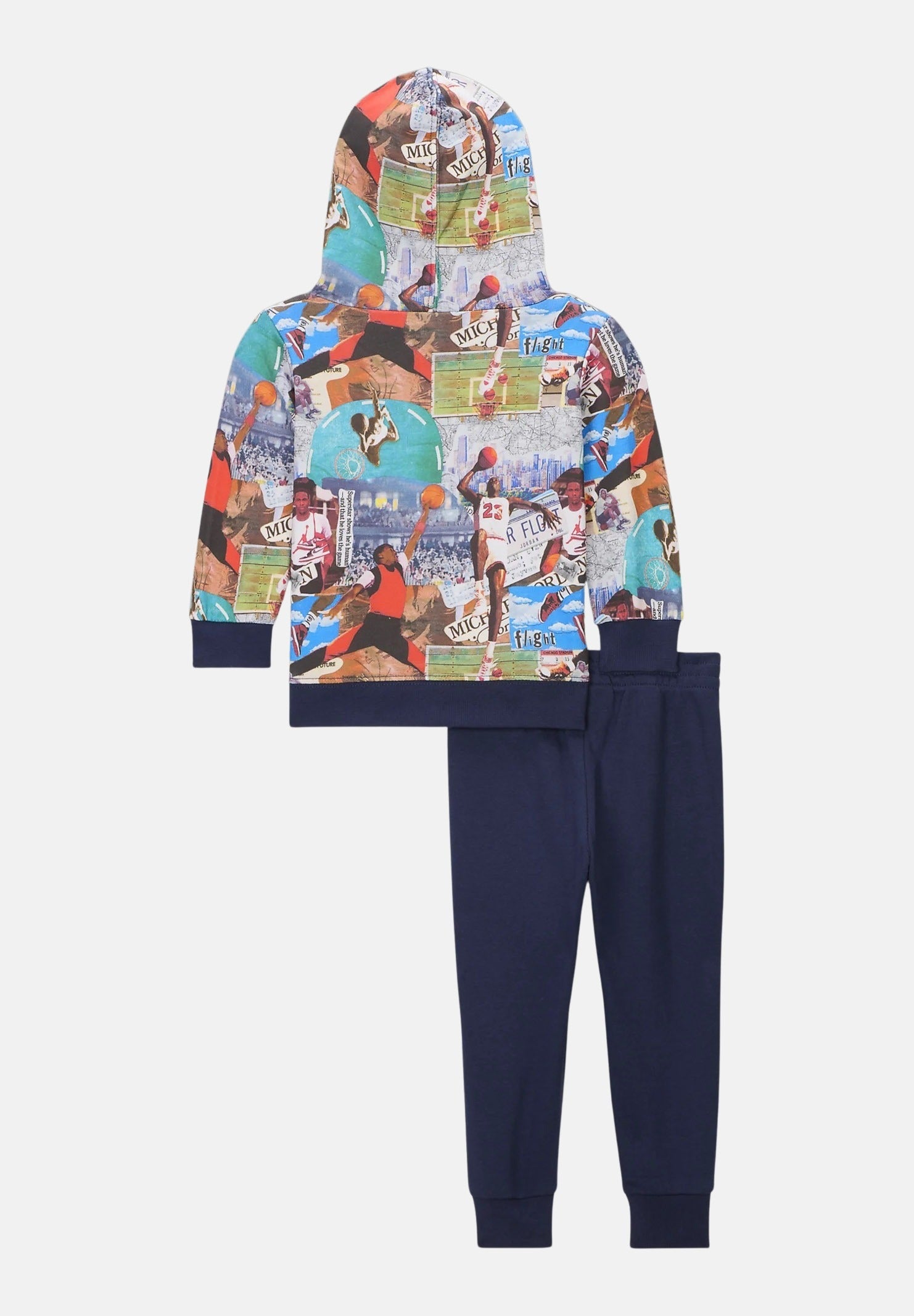 Tuta MJ Brooklyn blu da bambino 85D324 U90 JORDAN 