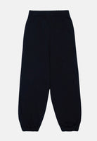 Pantalone sportivo nero per donna e bambina con stampa a contrasto M01219M00RE 0M900 MARNI 