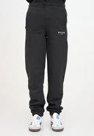 Pantalone sportivo piombo per donna e bambina con stampa logo F4MSJUFP177 103 MSGM 