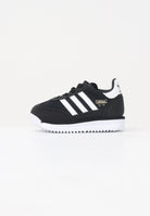 ADIDAS ORIGINALS Sneakers SL 72 RS Elastic Laces nere da neonato IH2978 . ADIDAS ORIGINALS 