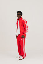 ADIDAS ORIGINALS Felpa con zip Adicolor Classics Firebird rossa da uomo IJ7060 . ADIDAS ORIGINALS 