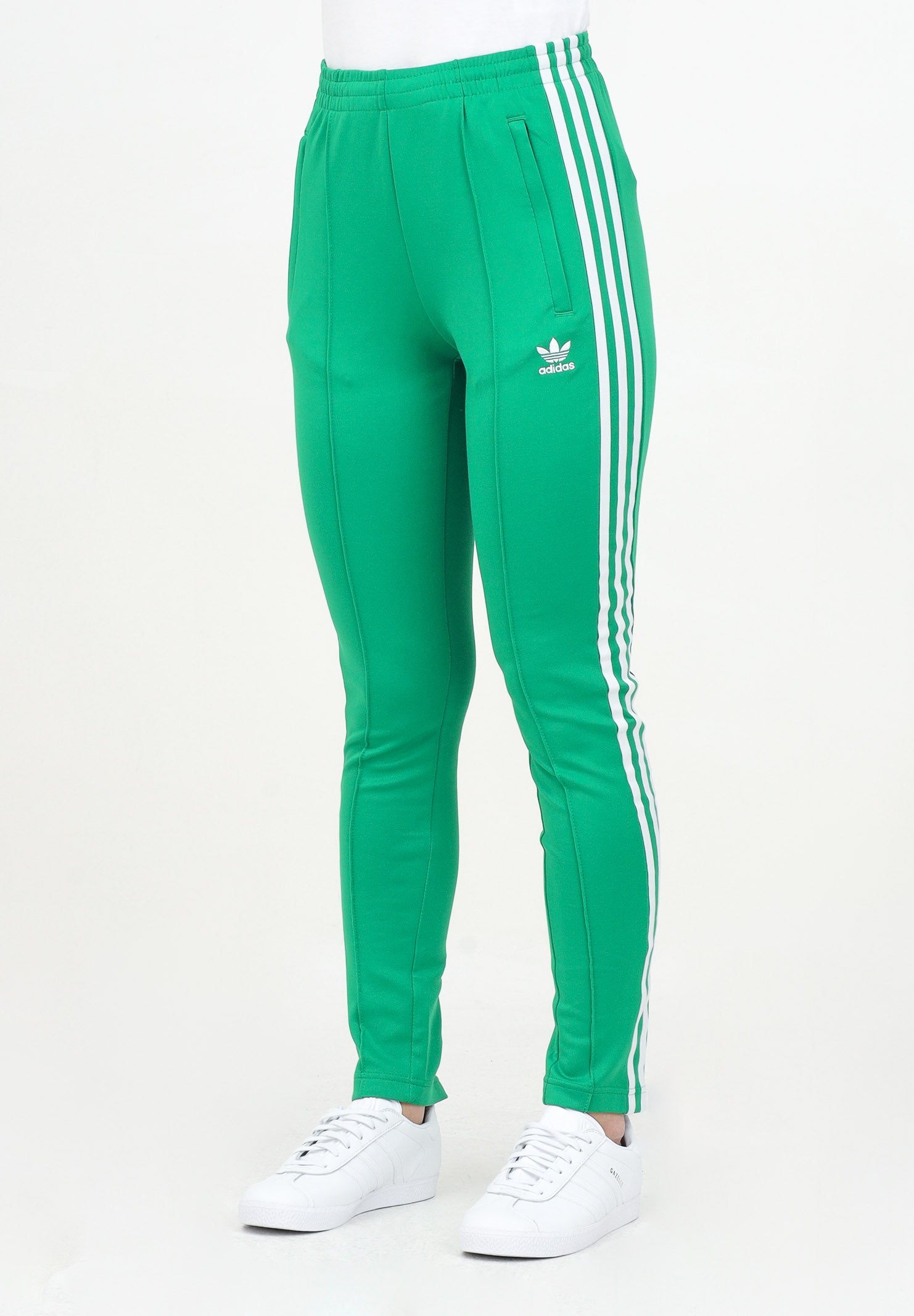 ADIDAS ORIGINALS Pantalone sportivo Adicolor SST verde da donna IK6601 . ADIDAS ORIGINALS 