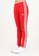 ADIDAS ORIGINALS Pantalone sportivo Adicolor SST rosso da donna IK6603 . ADIDAS ORIGINALS 