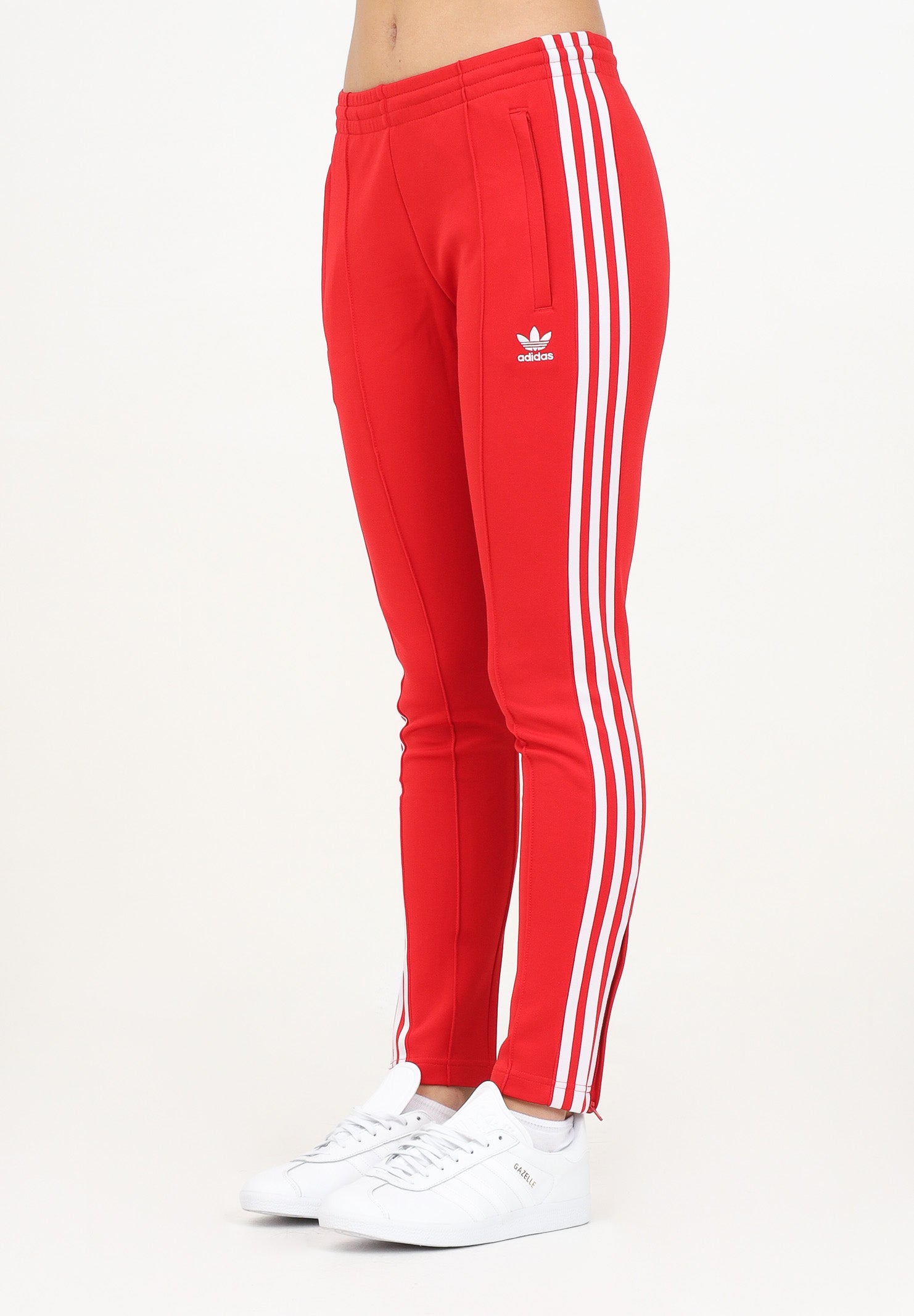 ADIDAS ORIGINALS Pantalone sportivo Adicolor SST rosso da donna IK6603 . ADIDAS ORIGINALS 
