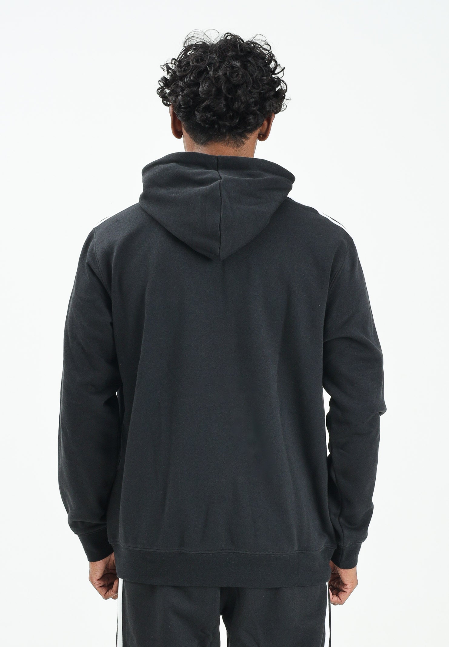 ADIDAS ORIGINALS Felpa con cappuccio Adicolor Classics 3-Stripes nera da uomo IM2088 . ADIDAS ORIGINALS 