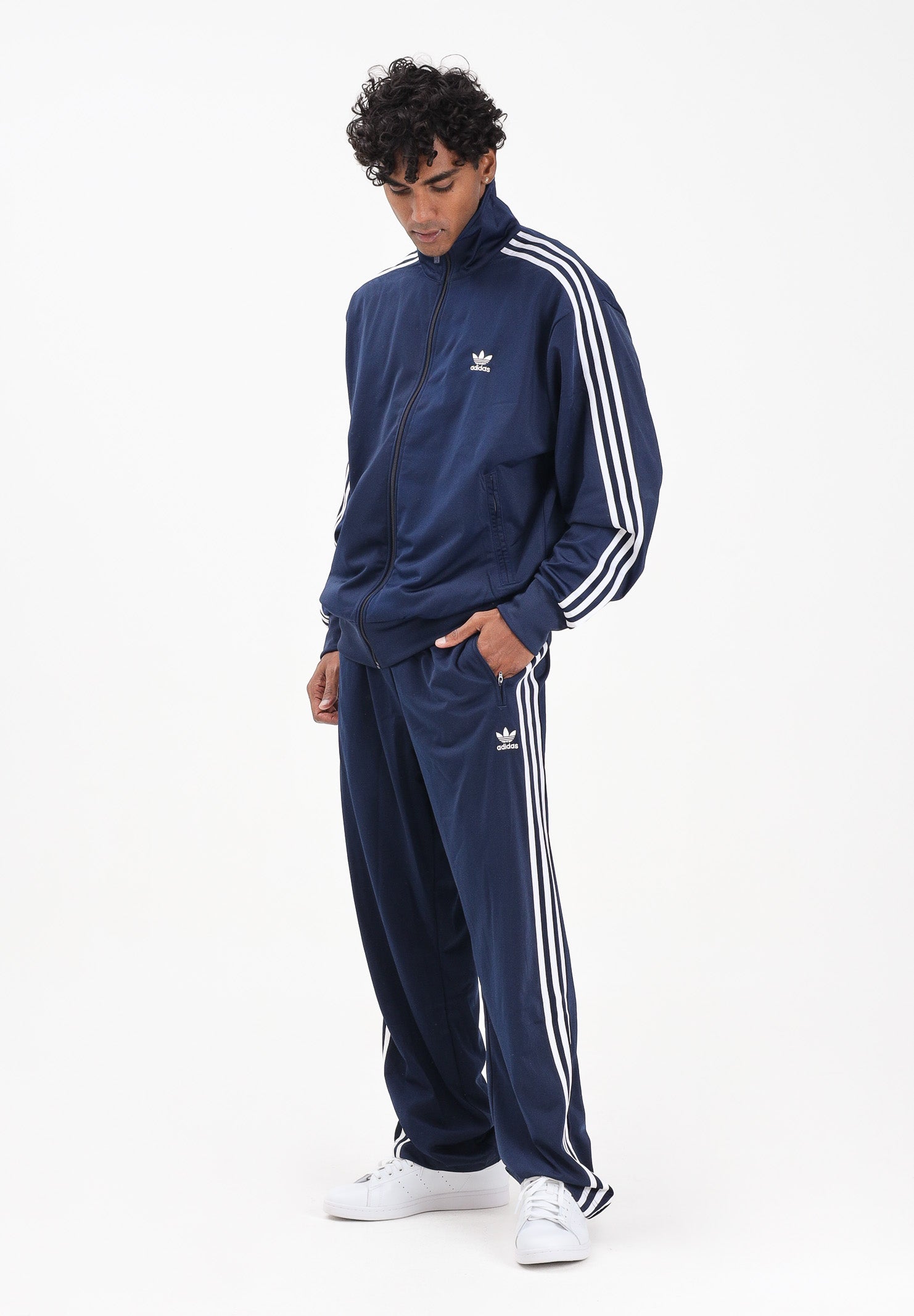 ADIDAS ORIGINALS Pantalone sportivo adicolor Classics Firebird blu da uomo IM9471 . ADIDAS ORIGINALS 
