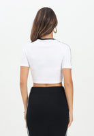 ADIDAS ORIGINALS T-shirt a manica corta 3-Stripes bianca da donna IP0662 . ADIDAS ORIGINALS 