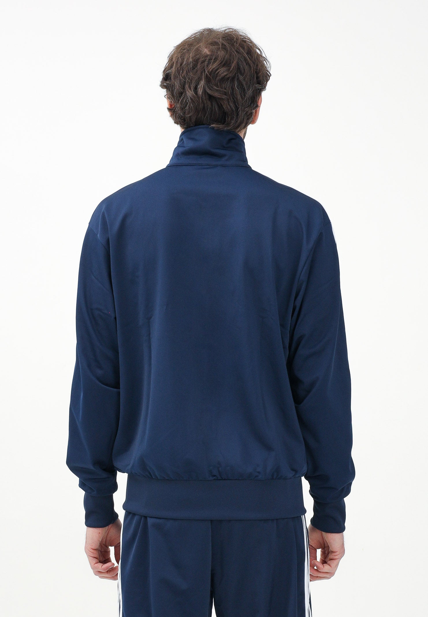 ADIDAS ORIGINALS Felpa con zip adicolor Classics Firebird blu da uomo IR9893 . ADIDAS ORIGINALS 