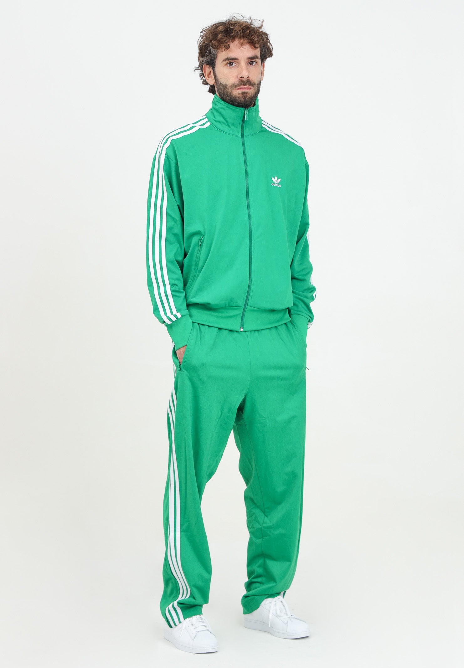 Pantalone sportivo Adicolor Classics Firebird verde da uomo IU0768 . ADIDAS ORIGINALS 