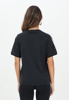 ADIDAS ORIGINALS T-shirt a manica corta 3-Stripes nera da donna IU2420 . ADIDAS ORIGINALS 