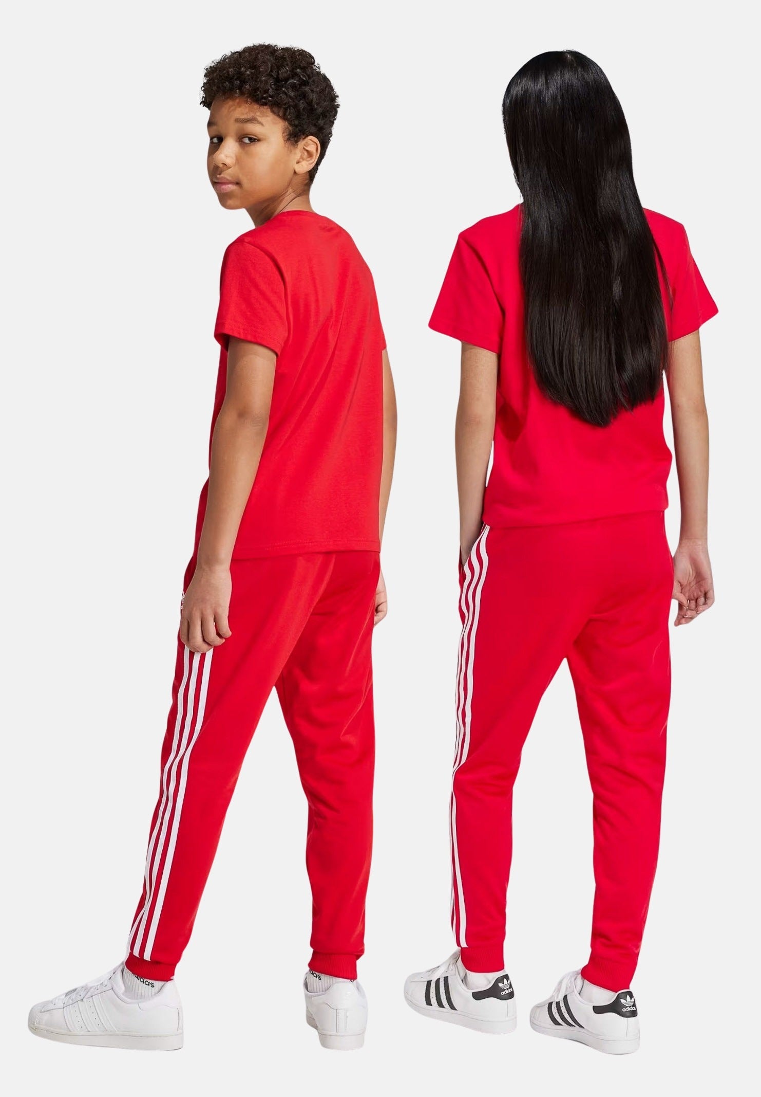 Pantalone sportivo Adicolor SST rosso per bambino e bambina IX7631 . ADIDAS ORIGINALS 