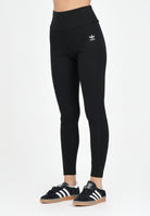 ADIDAS ORIGINALS Leggings Essentials High-Waist nero da donna IY9645 . ADIDAS ORIGINALS 