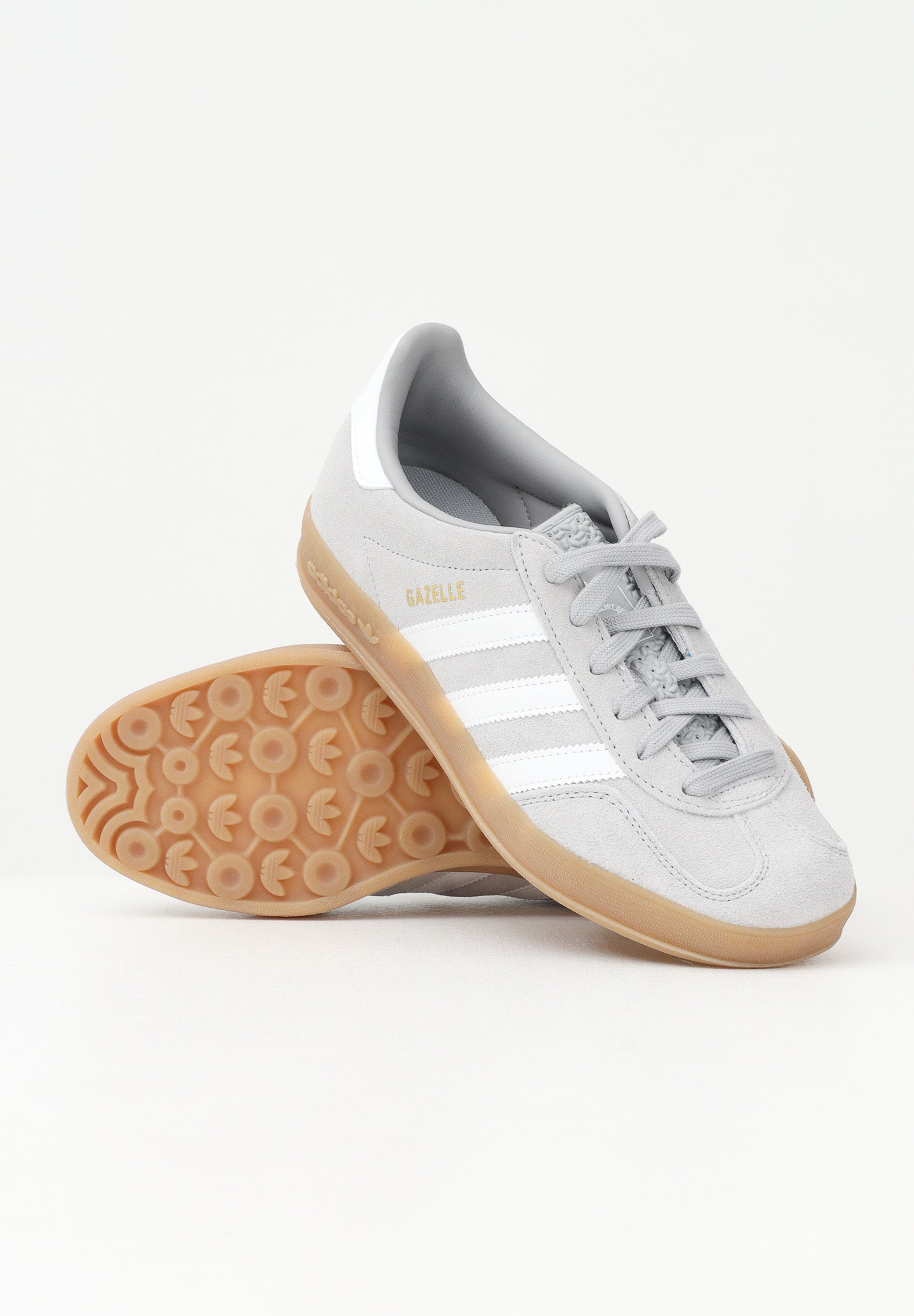 ADIDAS ORIGINALS Sneakers Gazelle Indoor grigie per uomo e donna JQ0176 . ADIDAS ORIGINALS 
