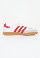 ADIDAS ORIGINALS Sneakers Samba OG bianche e rosse per uomo e donna JQ2833 . ADIDAS ORIGINALS 