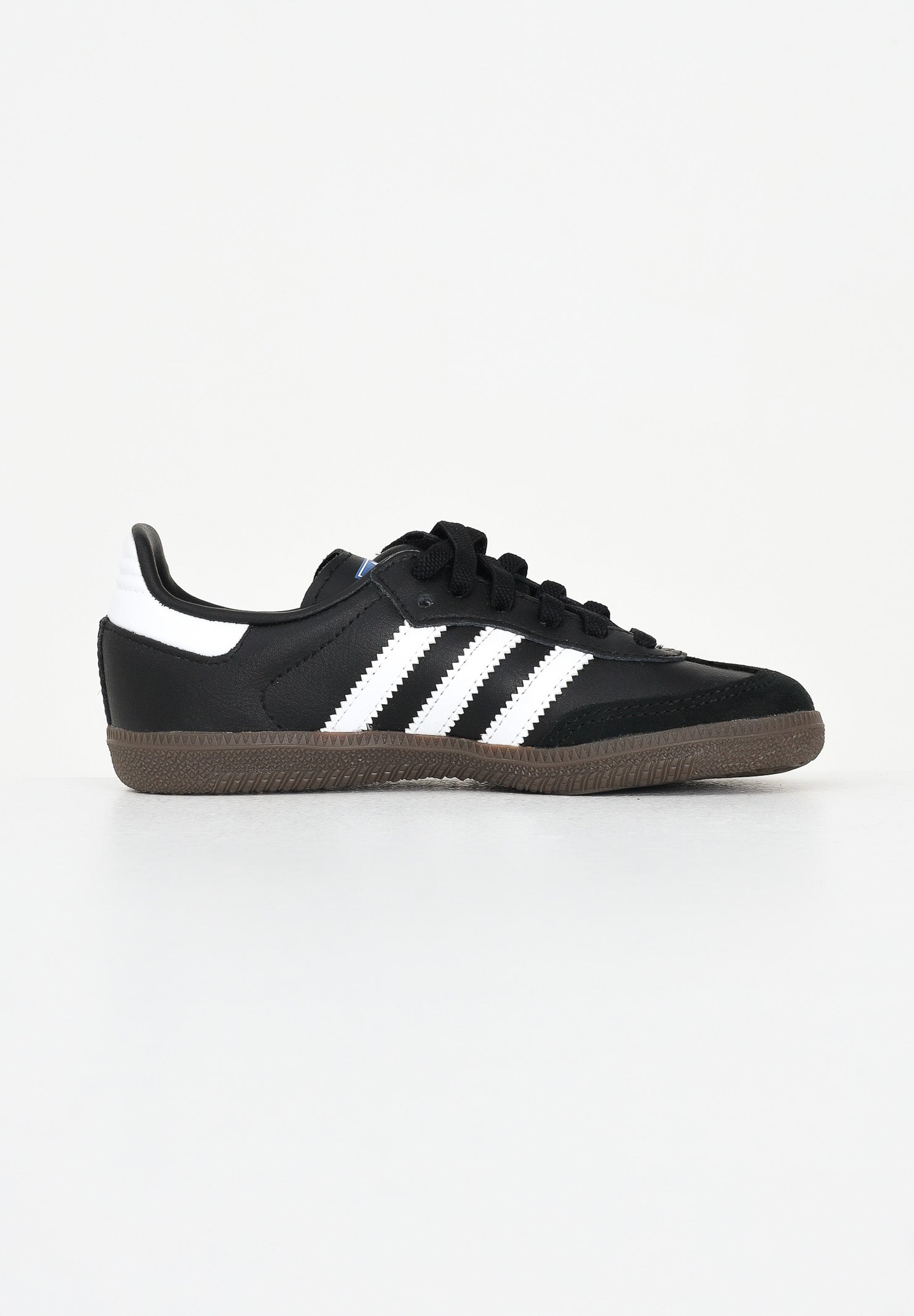 ADIDAS ORIGINALS Sneakers Samba OG Comfort Closure Elastic Lace nere per bambino e bambina JQ6390 . ADIDAS ORIGINALS 