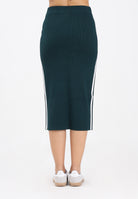 ADIDAS ORIGINALS Gonna midi Adicolor Knit 3-Stripes verde da donna JW2662 . ADIDAS ORIGINALS 