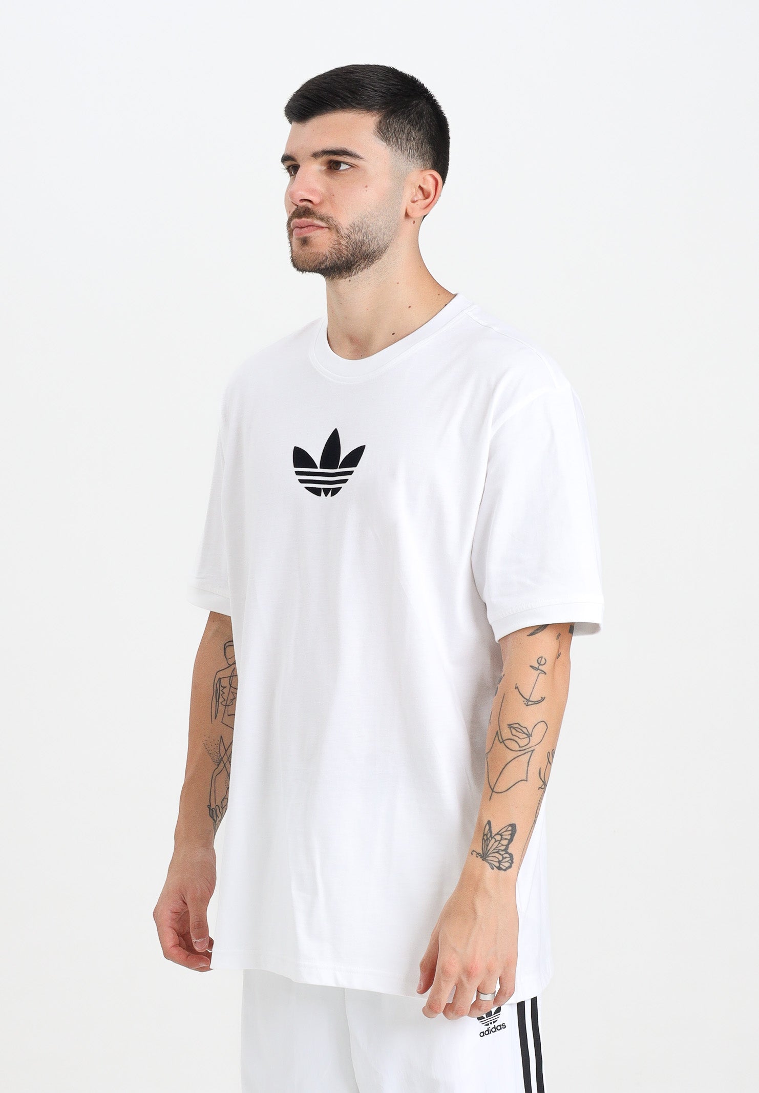 ADIDAS ORIGINALS T-shirt a manica corta Adicolor Loose 2000s Cali bianca da uomo JX1515 . ADIDAS ORIGINALS 