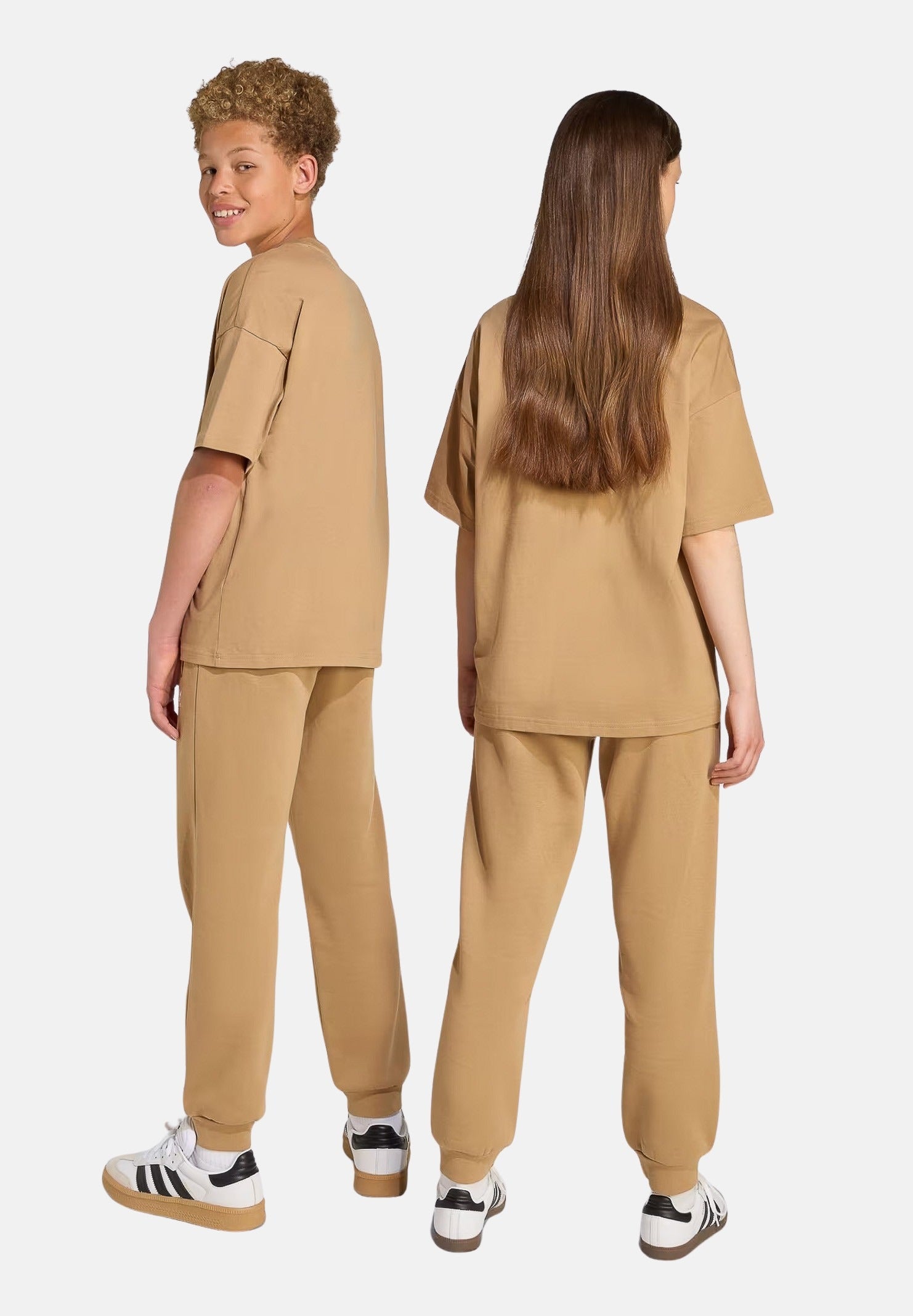 ADIDAS ORIGINALS Pantalone sportivo Loose-Fit beige per bambino e bambina JX2753 . ADIDAS ORIGINALS 