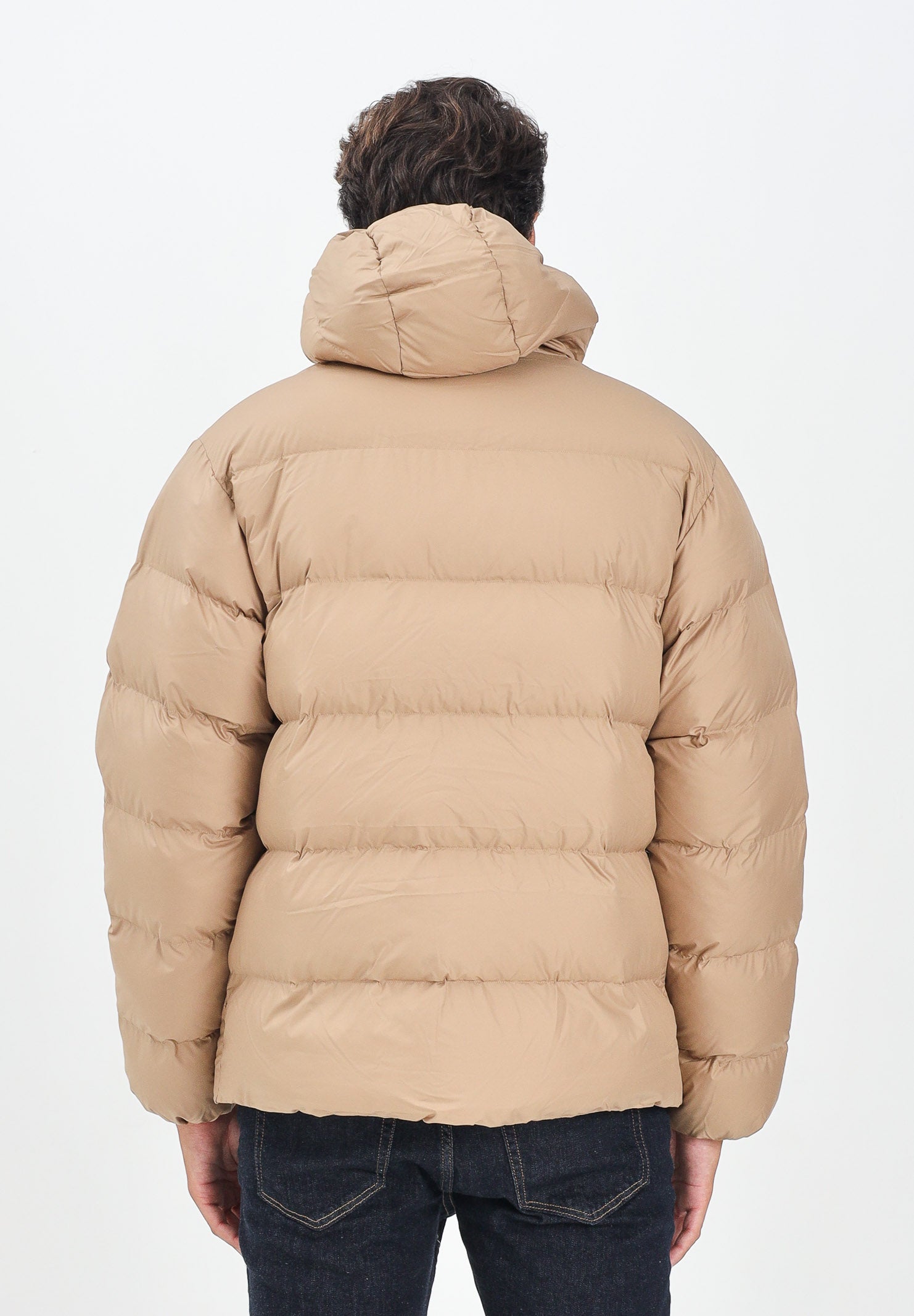 ADIDAS ORIGINALS Piumino Tonal Hooded Puffer beige da uomo JX4121 . ADIDAS ORIGINALS 