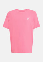 ADIDAS ORIGINALS T-shirt a manica corta Wide Rib rosa da bambina JX5180 . ADIDAS ORIGINALS 