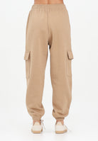 ADIDAS ORIGINALS Pantalone sportivo Essentials Fleece Cargo beige da donna JX7741 . ADIDAS ORIGINALS 