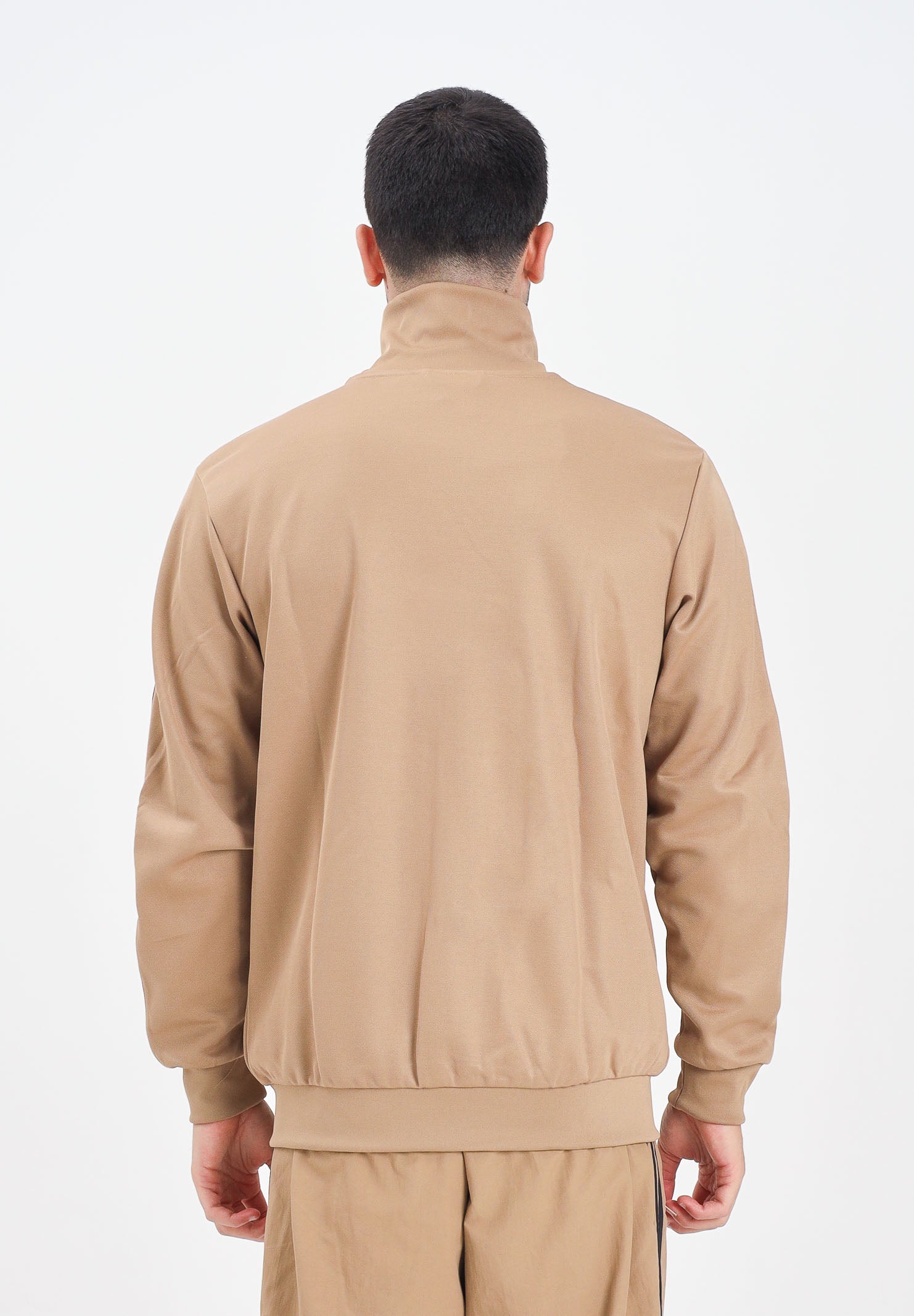 ADIDAS ORIGINALS Felpa con zip Adicolor Classic beige da uomo JY1278 . ADIDAS ORIGINALS 