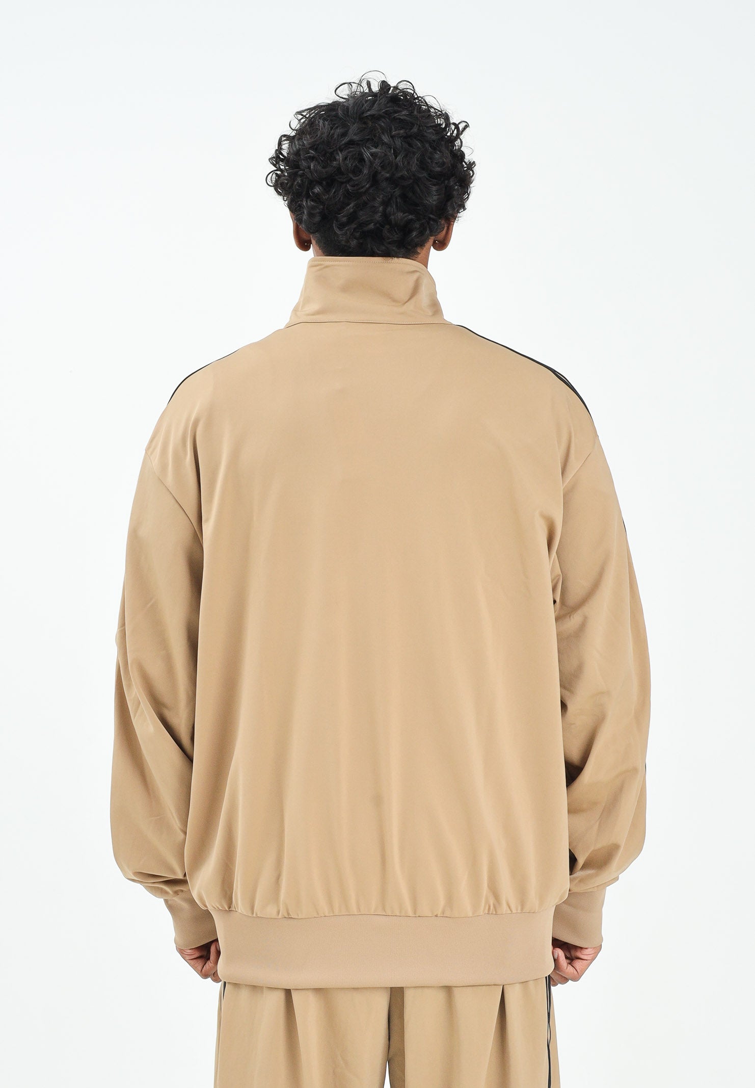 ADIDAS ORIGINALS Felpa con zip adicolor Classics Firebird beige da uomo JY6366 . ADIDAS ORIGINALS 