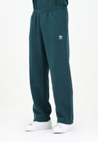 ADIDAS ORIGINALS Pantalone sportivo Trefoil Essentials Open Hem verde da uomo KA0507 . ADIDAS ORIGINALS 