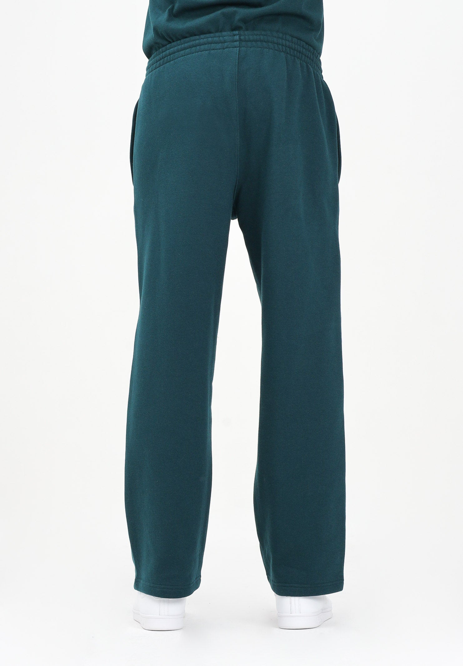 ADIDAS ORIGINALS Pantalone sportivo Trefoil Essentials Open Hem verde da uomo KA0507 . ADIDAS ORIGINALS 