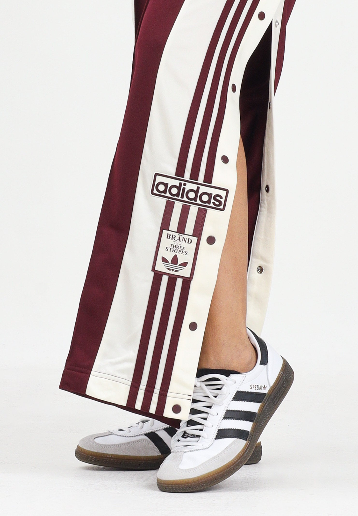 ADIDAS ORIGINALS Pantalone sportivo Adibreak bordeaux da donna KA7732 . ADIDAS ORIGINALS 