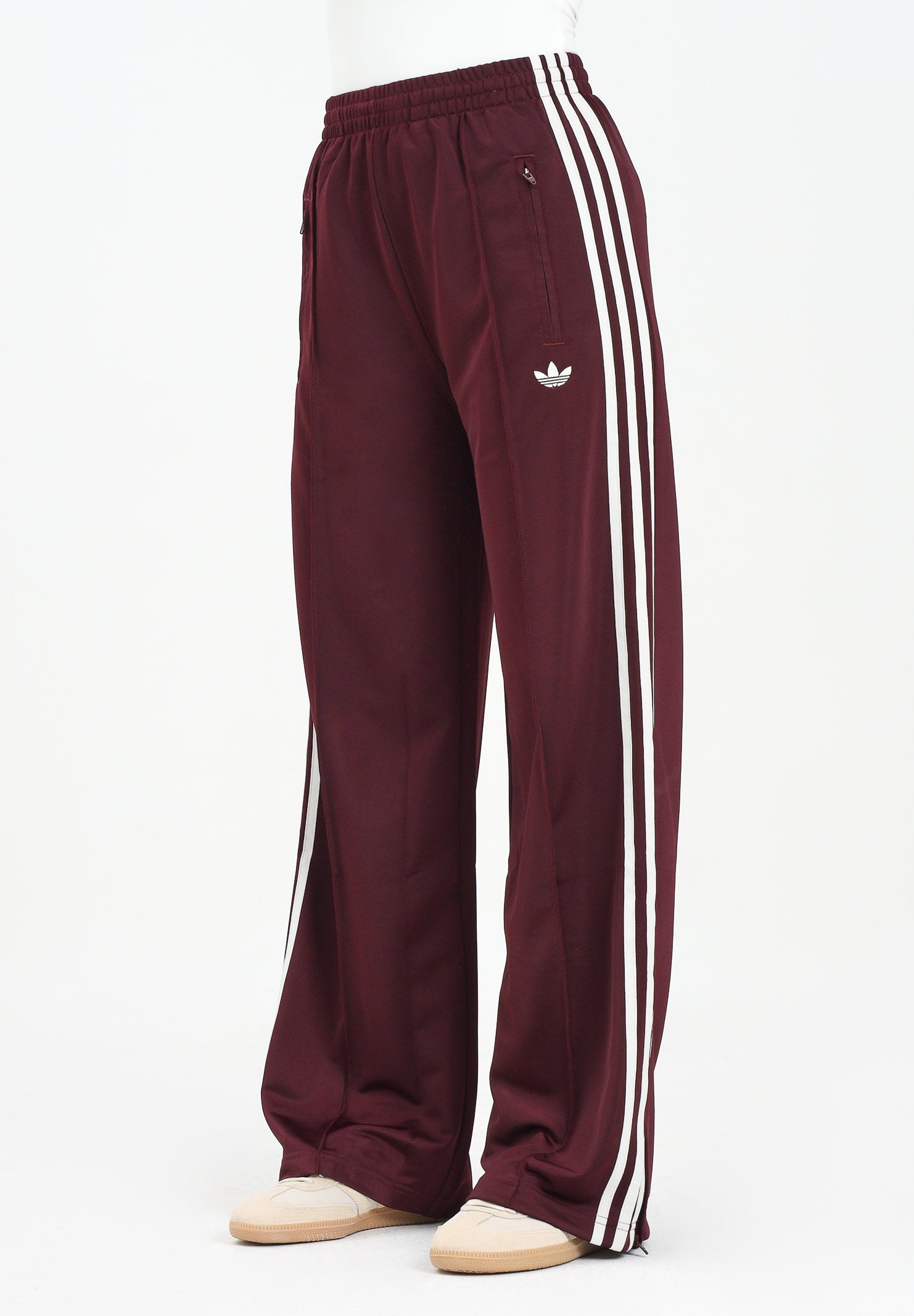 ADIDAS ORIGINALS Pantalone sportivo adicolor Classic Firebird Loose bordeaux da donna KA7743 . ADIDAS ORIGINALS 