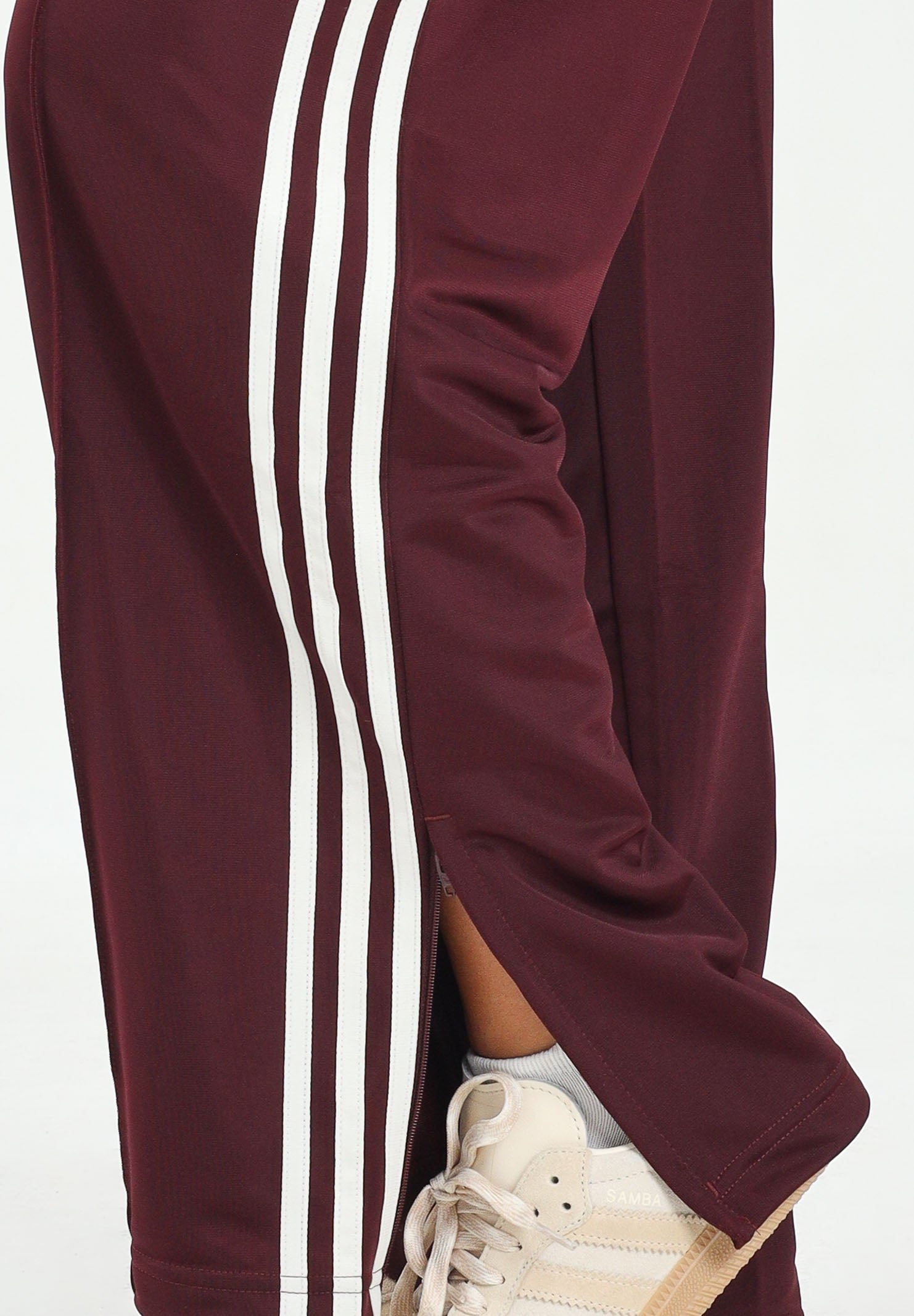 ADIDAS ORIGINALS Pantalone sportivo adicolor Classic Firebird Loose bordeaux da donna KA7743 . ADIDAS ORIGINALS 