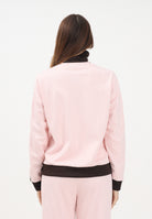 ADIDAS ORIGINALS Felpa con zip Classic TT rosa e marrone da donna KC6854 . ADIDAS ORIGINALS 