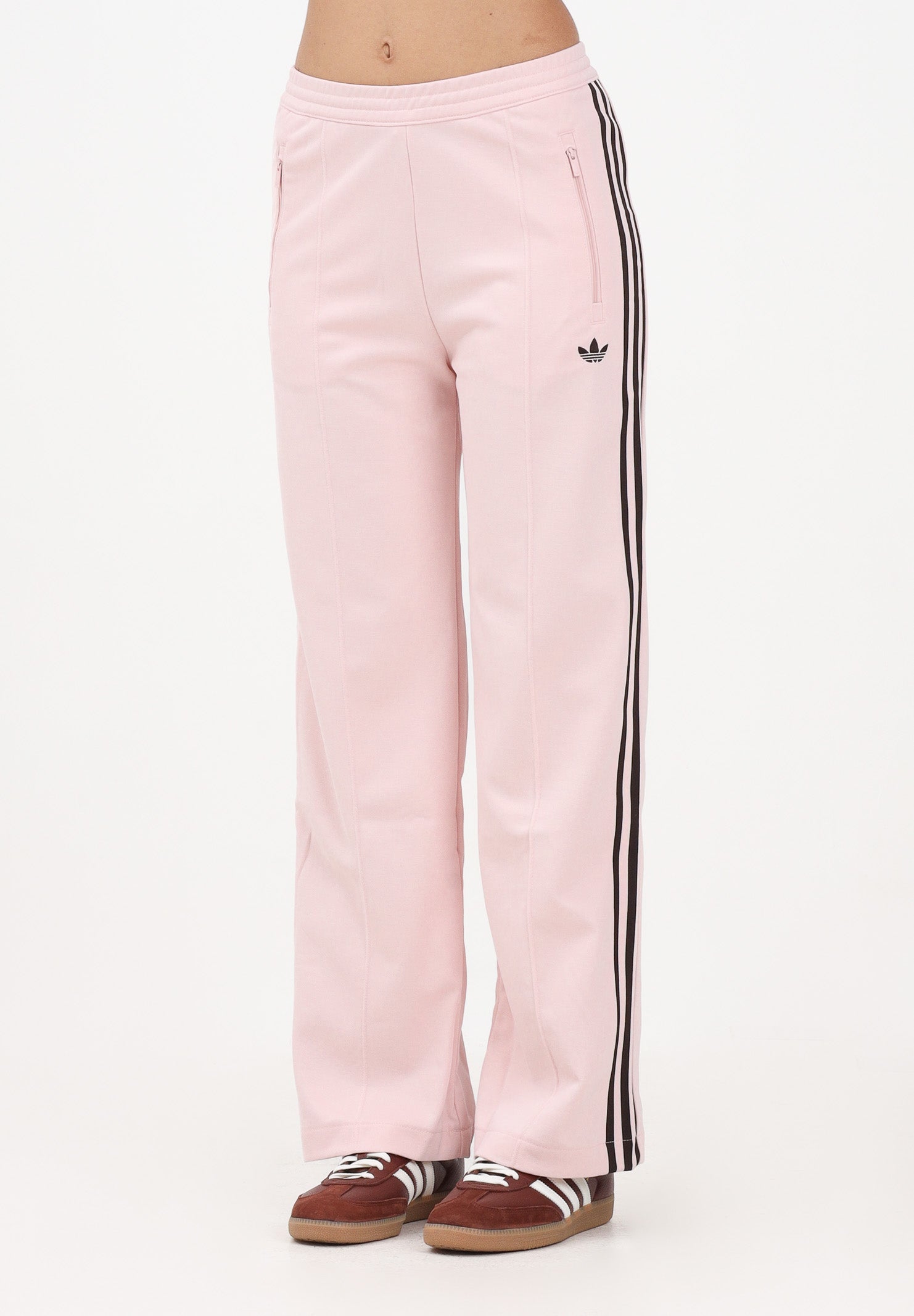 ADIDAS ORIGINALS Pantalone sportivo Adicolor rosa e marrone da donna KE3896 . ADIDAS ORIGINALS 