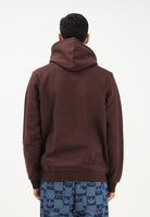 ADIDAS ORIGINALS Felpa con cappuccio ESSENTIAL REGULAR FLEECE marrone da uomo HY2083 . ADIDAS ORIGINALS 