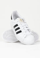 ADIDAS ORIGINALS Sneakers Superstar II bianche da donna JS4010 . ADIDAS ORIGINALS 
