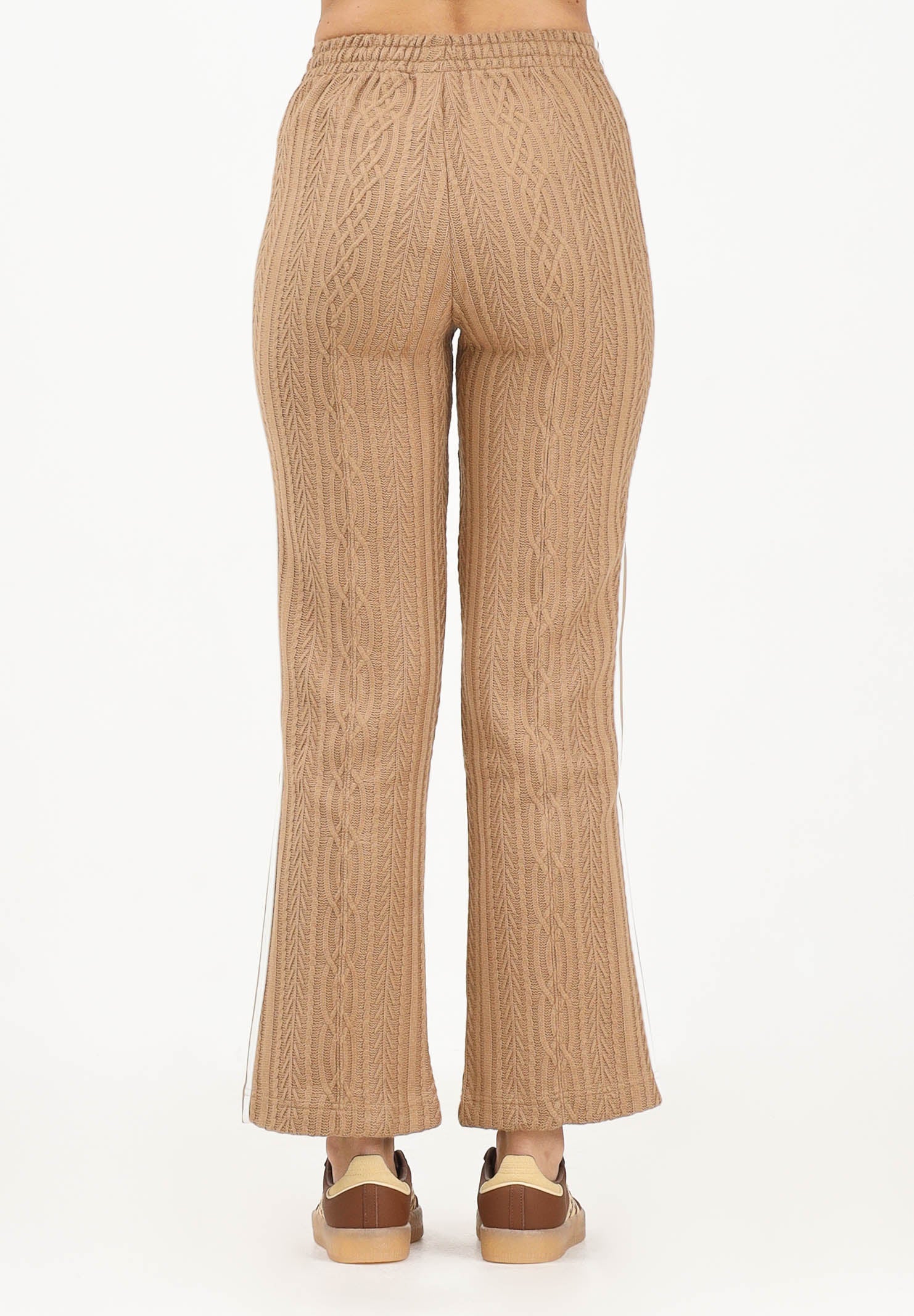 ADIDAS ORIGINALS Pantalone sportivo KNIT CLASSIC beige da donna KS7802 . ADIDAS ORIGINALS 