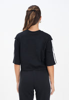 ADIDAS PERFORMANCE T-shirt a manica corta Essentials 3-Stripes nera da donna JD4998 . ADIDAS PERFORMANCE 